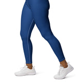 Hustle & Pray III Leggings - Blue