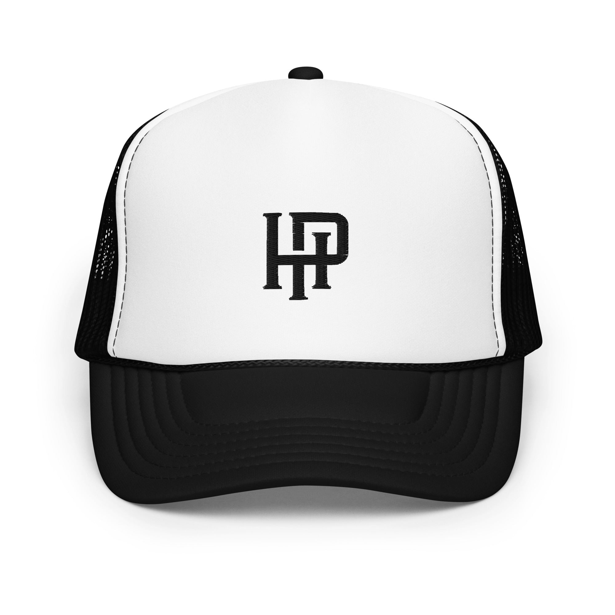 HP Foam trucker hat -Black/White