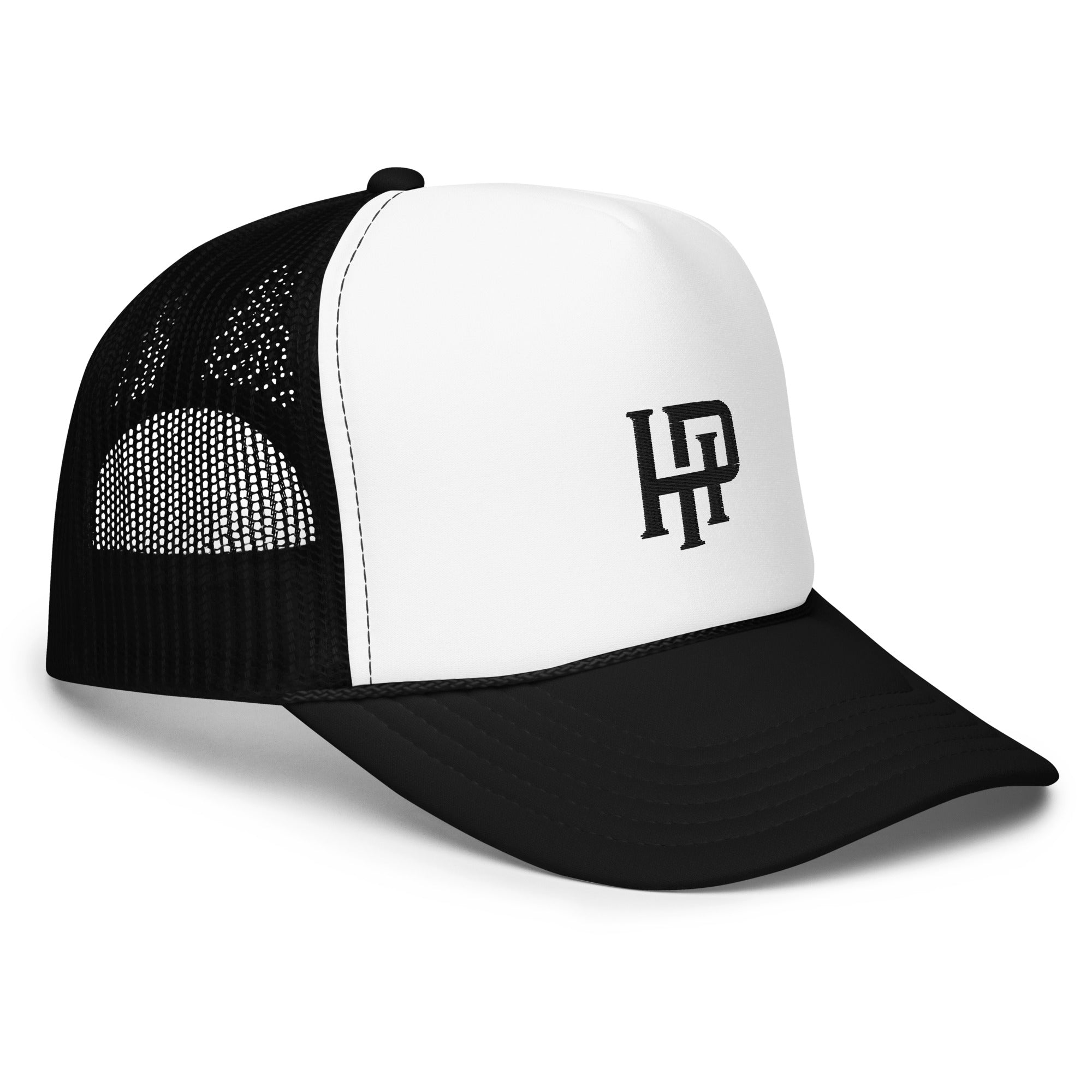 HP Foam trucker hat -Black/White