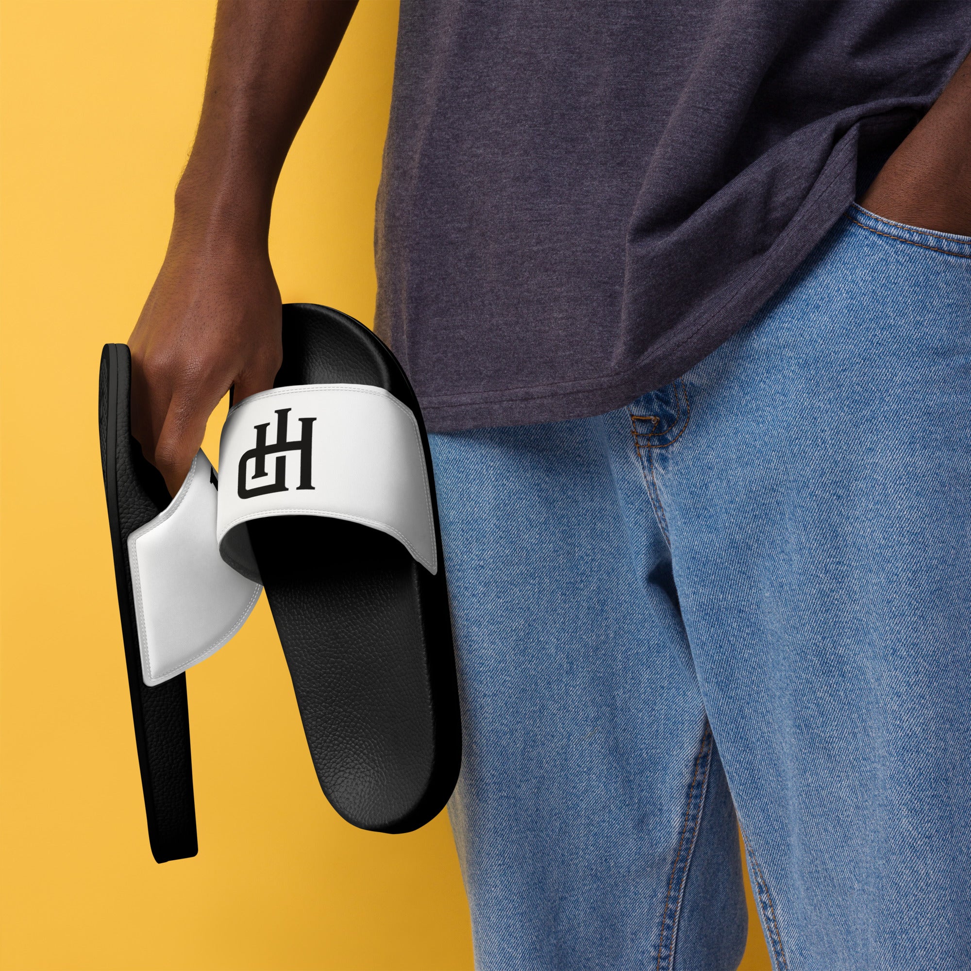 Men’s HP Slides - White/Black